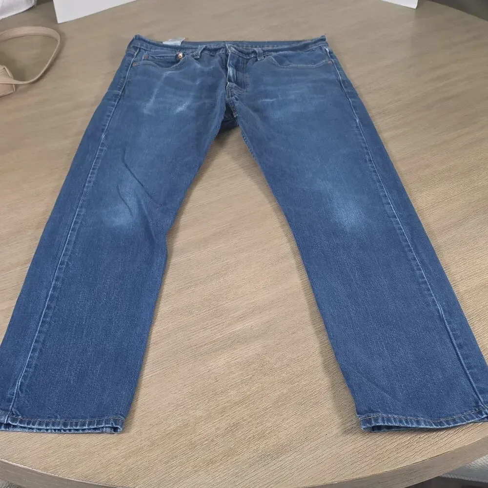 Levi's VTG 513 Men's Reg Fit Straight Stretch Denim Jeans  Blank Tag 34x32